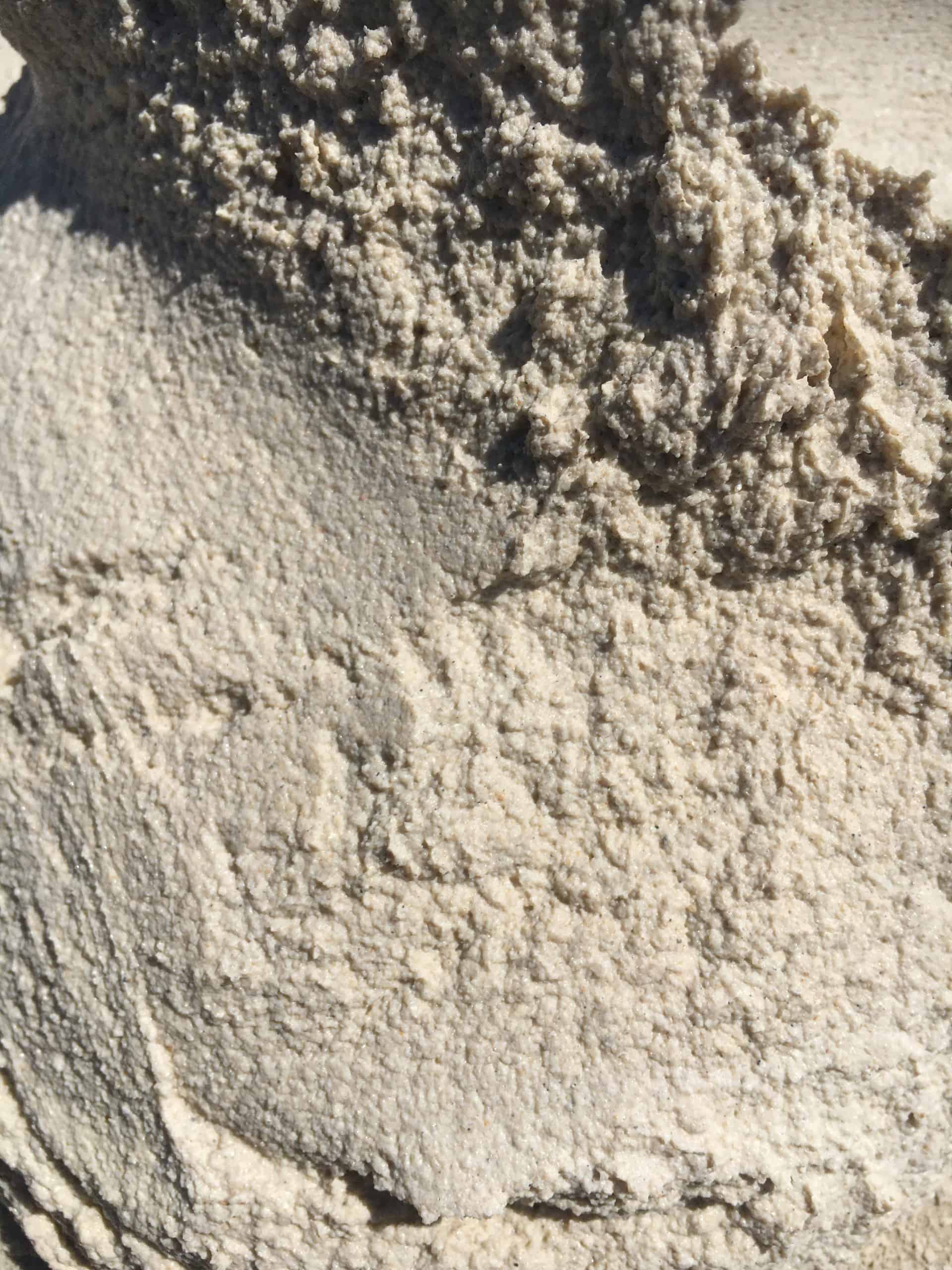 Close up of Lime Putty Plaster Finish Coat