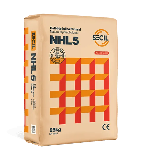 Natural Hydraulic Lime (NHL) 5.0 is the hardest of the NHL's.