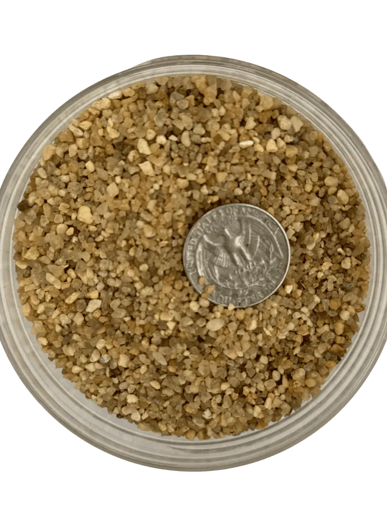 Tower Sand with sizing quarter