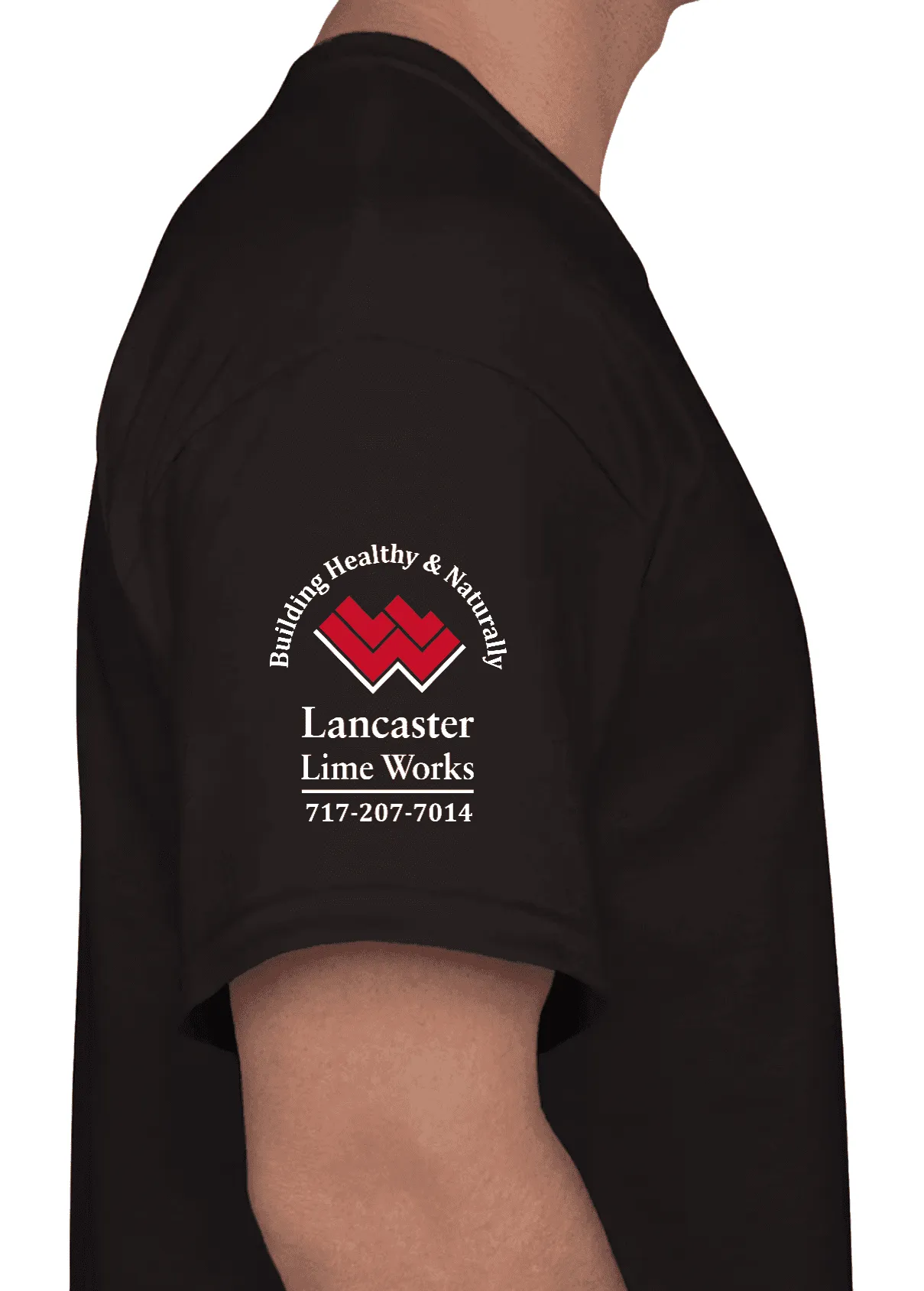 Black Lancaster Lime Works T-Shirt - Image 3