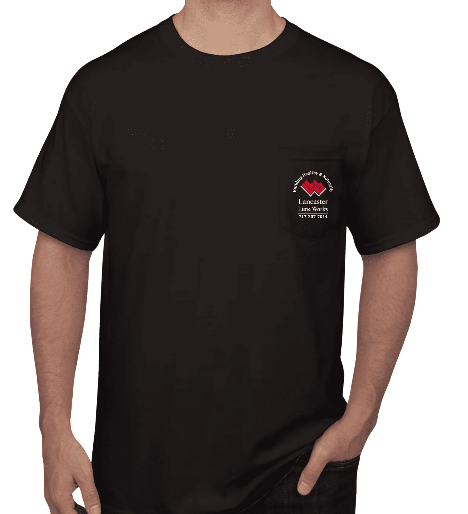 Black Lancaster Lime Works T-Shirt - Image 2