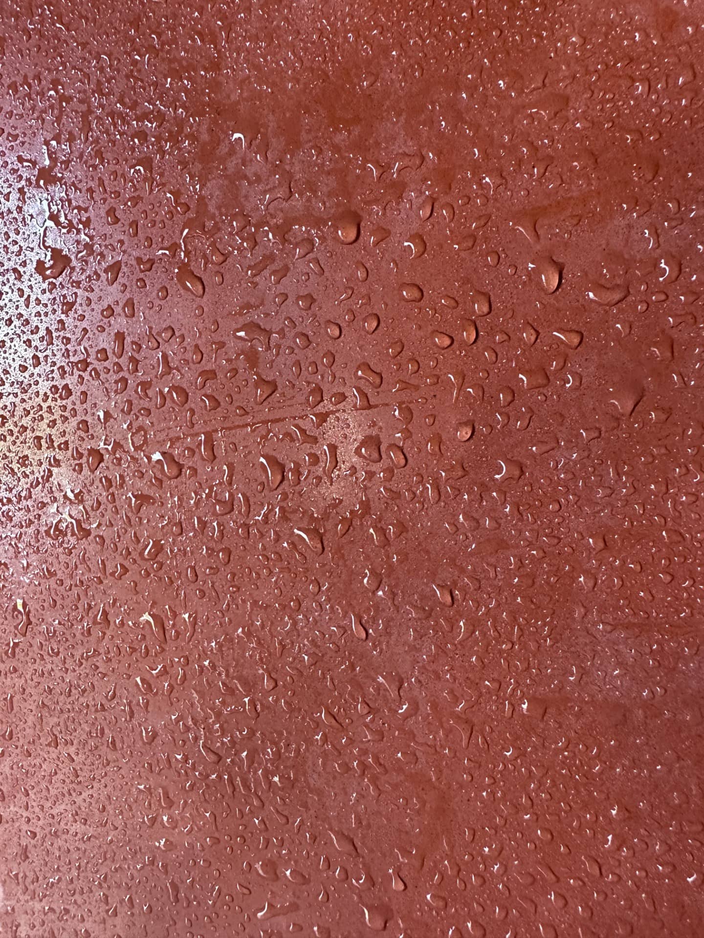Tadelakt with Brick Red Pigment
